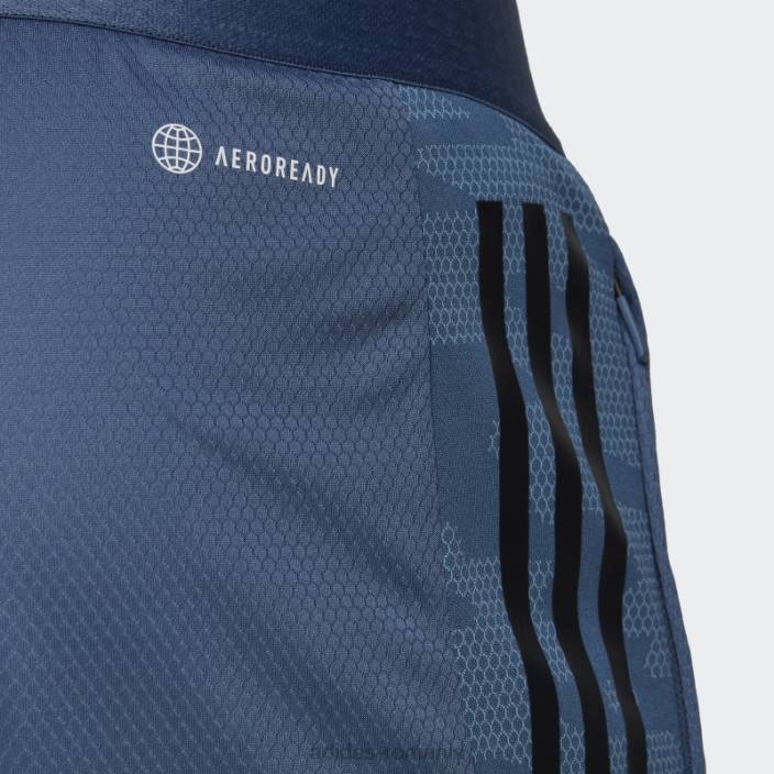 Adidas pantaloni scurți de sport rugby all blacks steel bărbați otel/alb/negru 2JBN13622