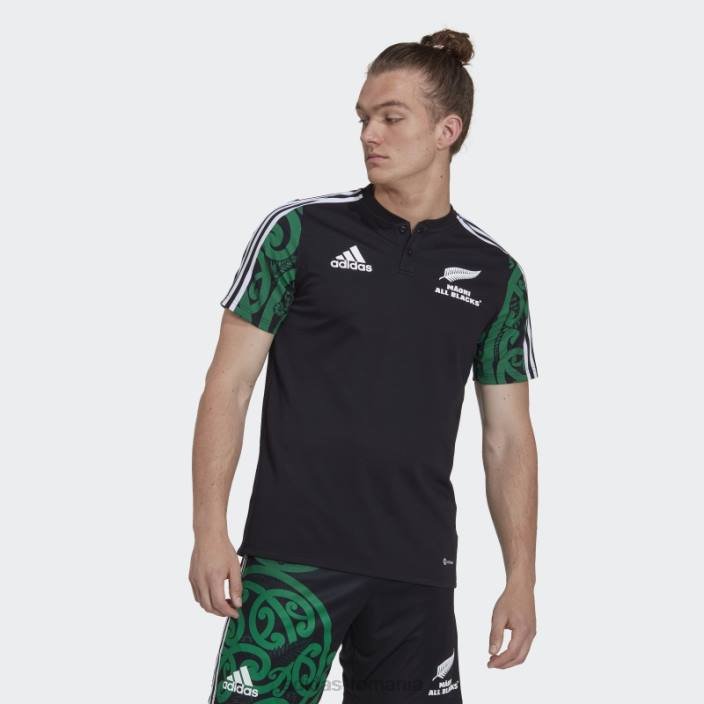 Adidas polo maori negru bărbați negru/verde 2JBN1333