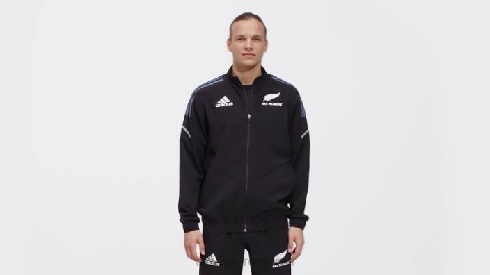 Adidas top negru all blacks rugby de prezentare bărbați negru/alb/otel 2JBN14092