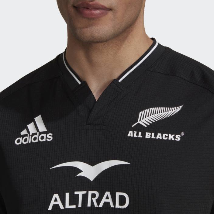Adidas tricou negru all blacks rugby acasă bărbați alb negru 2JBN13702
