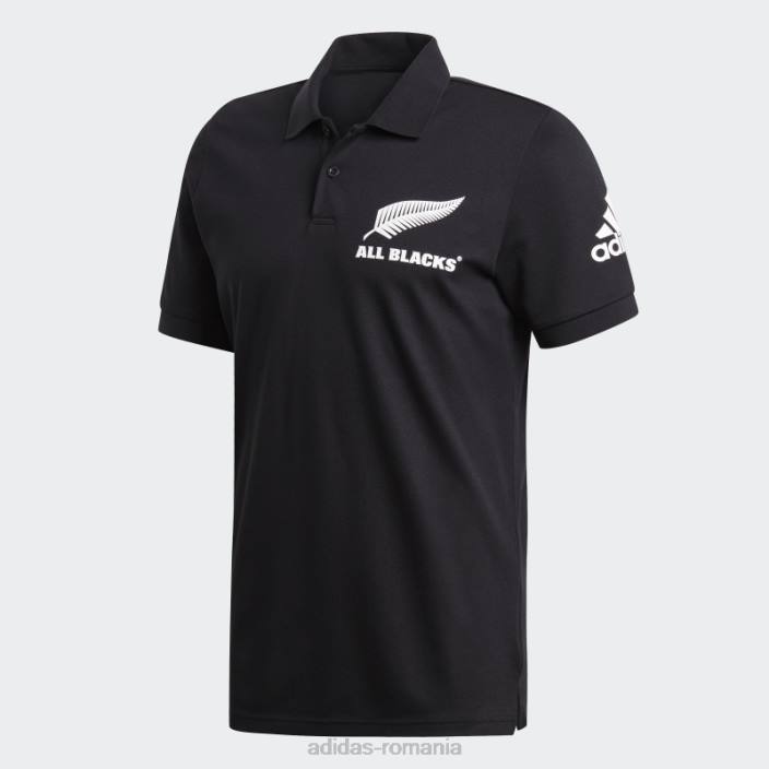 Adidas tricou polo negru all blacks suporteri bărbați negru 2JBN1649