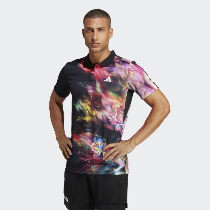 Adidas melbourne tenis heat.rdy freelift tricou polo multicolor adidas bărbați multicolor/negru 2JBN13578