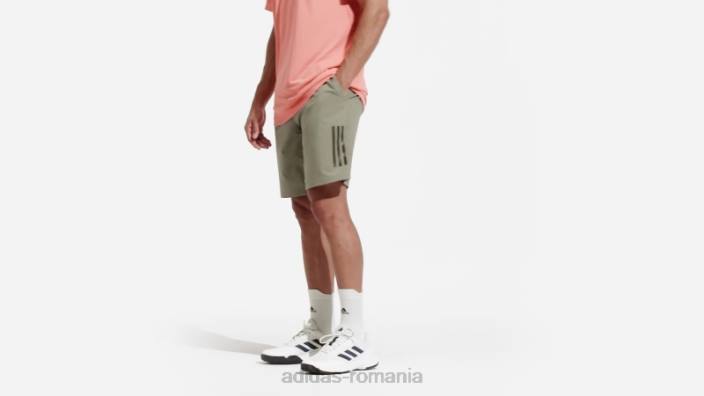 Adidas pantaloni scurți de tenis club 3 dungi adidas pebble argintiu bărbați pietricica de argint 2JBN13308