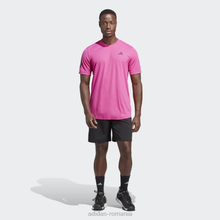 Adidas pantaloni scurți de tenis club 3 dungi black hot bărbați negru 2JBN1045