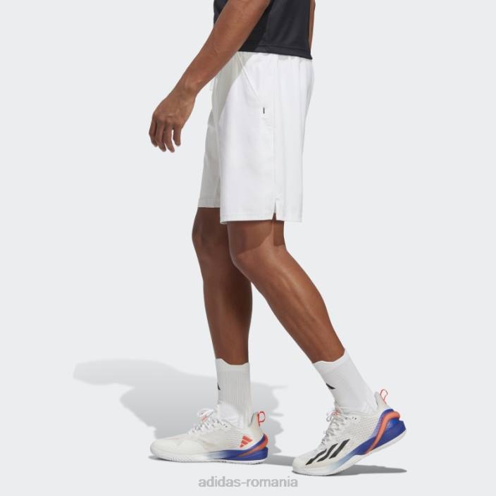 Adidas pantaloni scurți de tenis ergo fierbinți alb adidas bărbați alb 2JBN6480