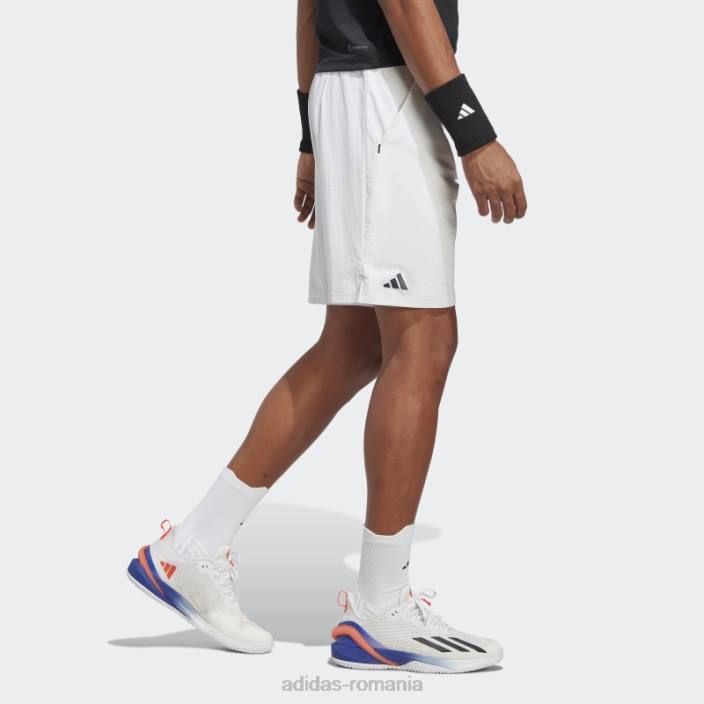 Adidas pantaloni scurți de tenis ergo fierbinți alb adidas bărbați alb 2JBN6480