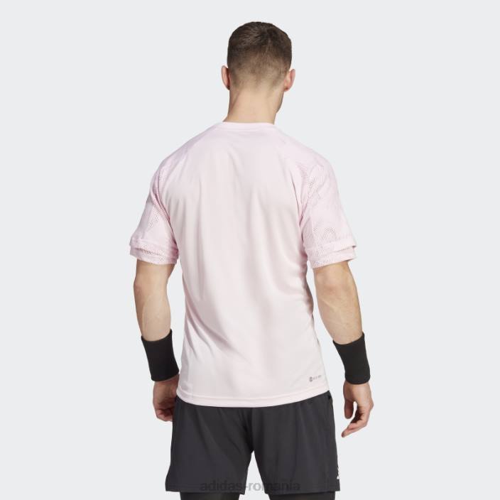 Adidas pink melbourne tennis heat.rdy tricou raglan adidas bărbați roz 2JBN6333