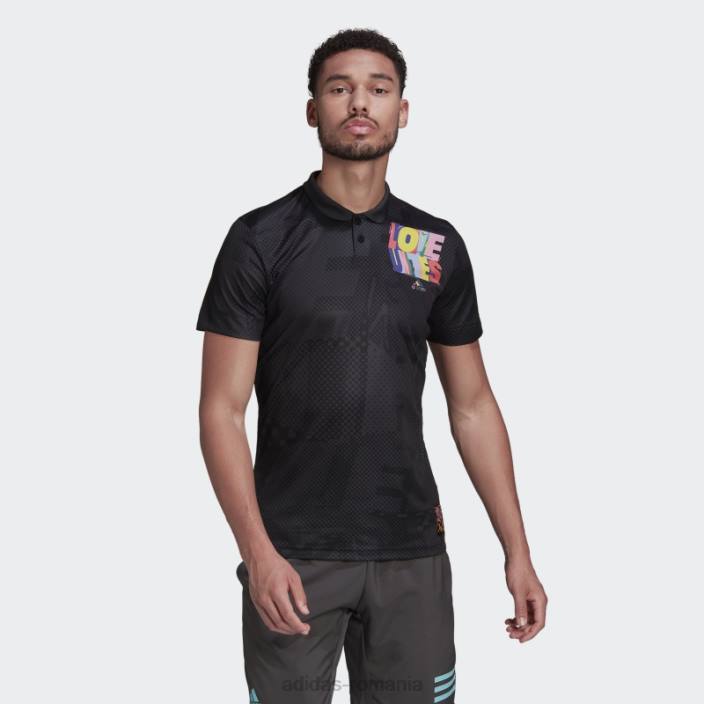 Adidas tenis freelift pride pack tricou polo negru bărbați negru/carbon 2JBN15115