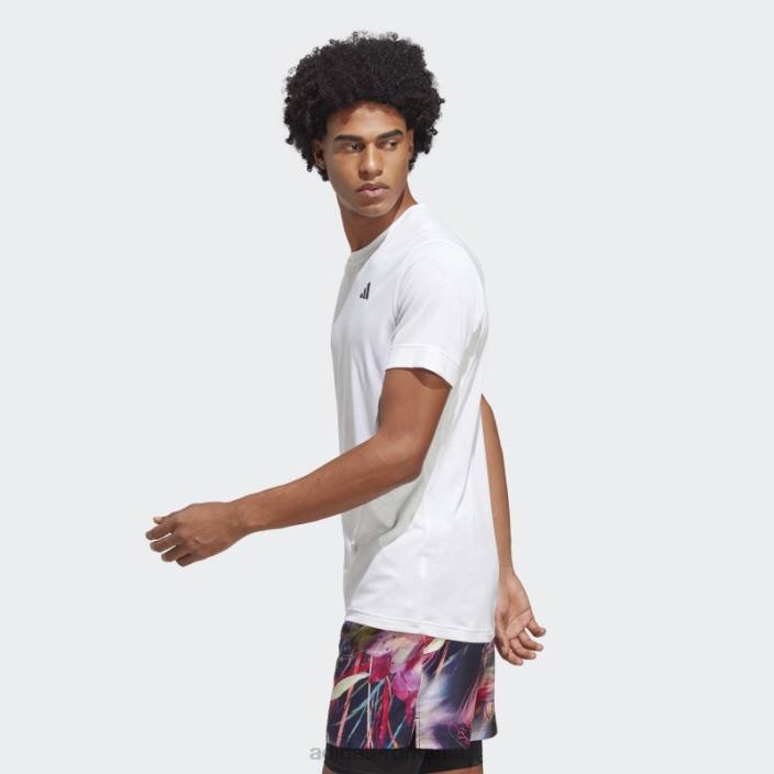 Adidas tricou alb de tenis freelift bărbați alb 2JBN5878