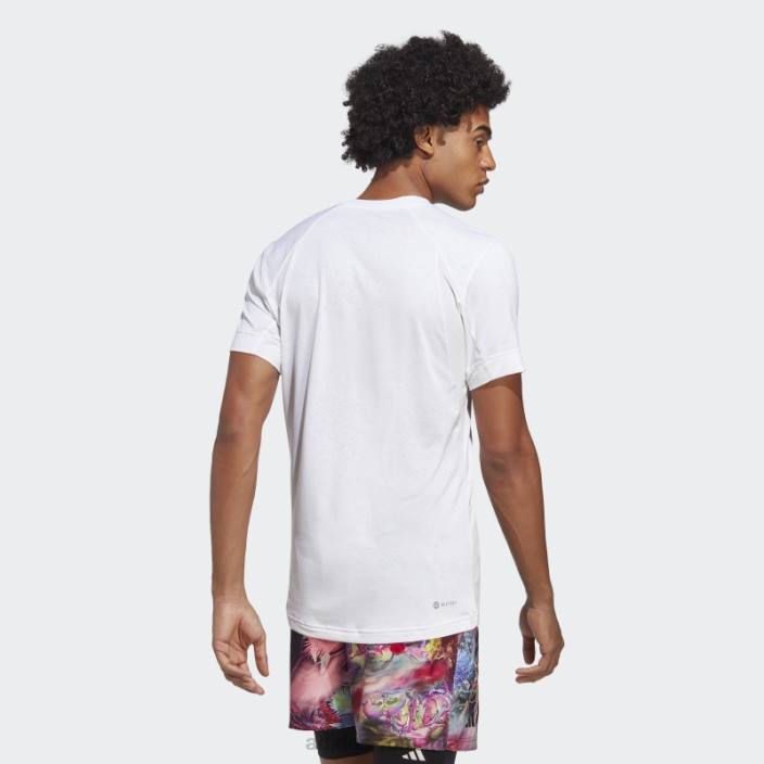 Adidas tricou alb de tenis freelift bărbați alb 2JBN5878