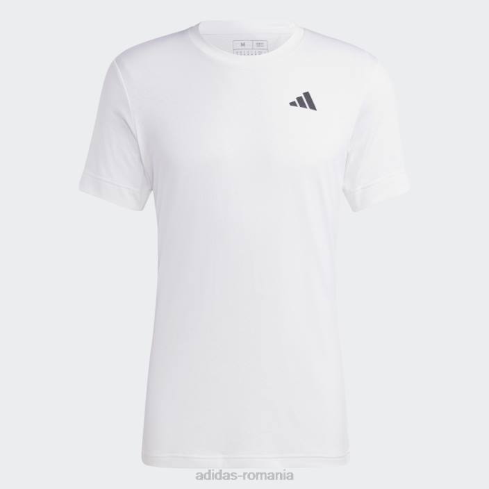 Adidas tricou alb de tenis freelift bărbați alb 2JBN5878