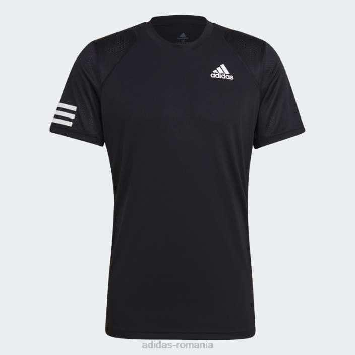 Adidas tricou club tenis 3 dungi alb fierbinte bărbați alb negru 2JBN1565