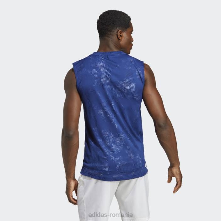Adidas tricou fără mâneci tenis melbourne albastru victorie bărbați albastru victorie 2JBN13957