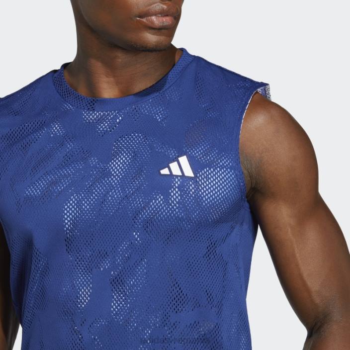 Adidas tricou fără mâneci tenis melbourne albastru victorie bărbați albastru victorie 2JBN13957