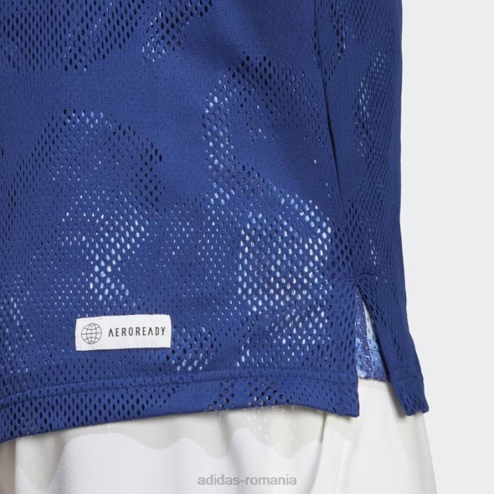 Adidas tricou fără mâneci tenis melbourne albastru victorie bărbați albastru victorie 2JBN13957