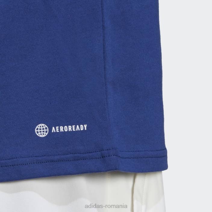 Adidas tricou grafic de tenis victorie albastru bărbați albastru victorie 2JBN14080