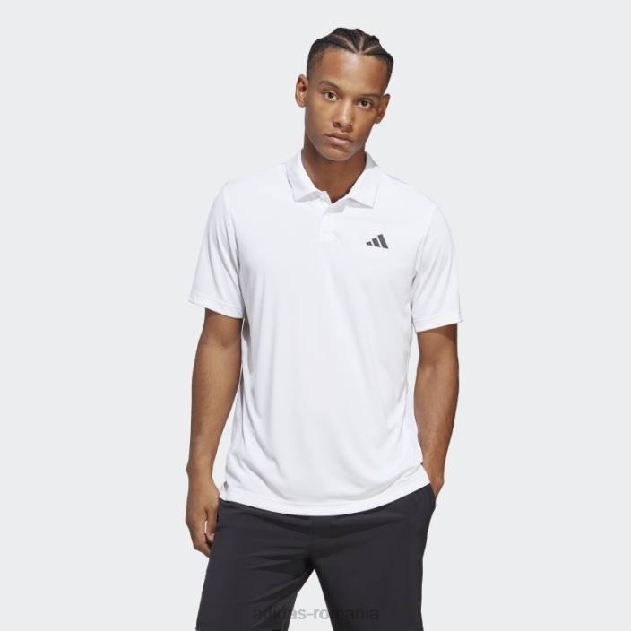 Adidas tricou polo club tenis alb bărbați alb 2JBN13669