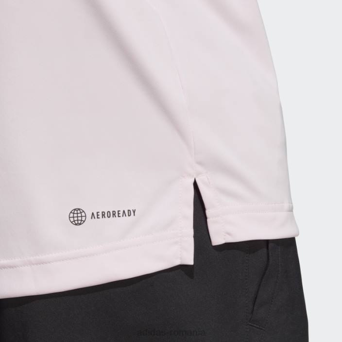 Adidas tricou polo tenis club roz 3 dungi adidas bărbați roz 2JBN6513