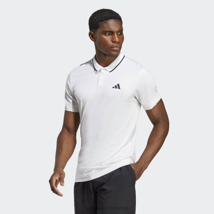 Adidas tricou polo tenis freelift alb bărbați alb 2JBN14329
