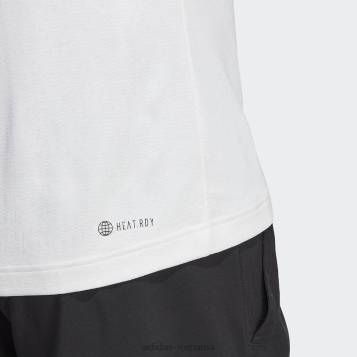 Adidas tricou polo tenis freelift alb bărbați alb 2JBN14329