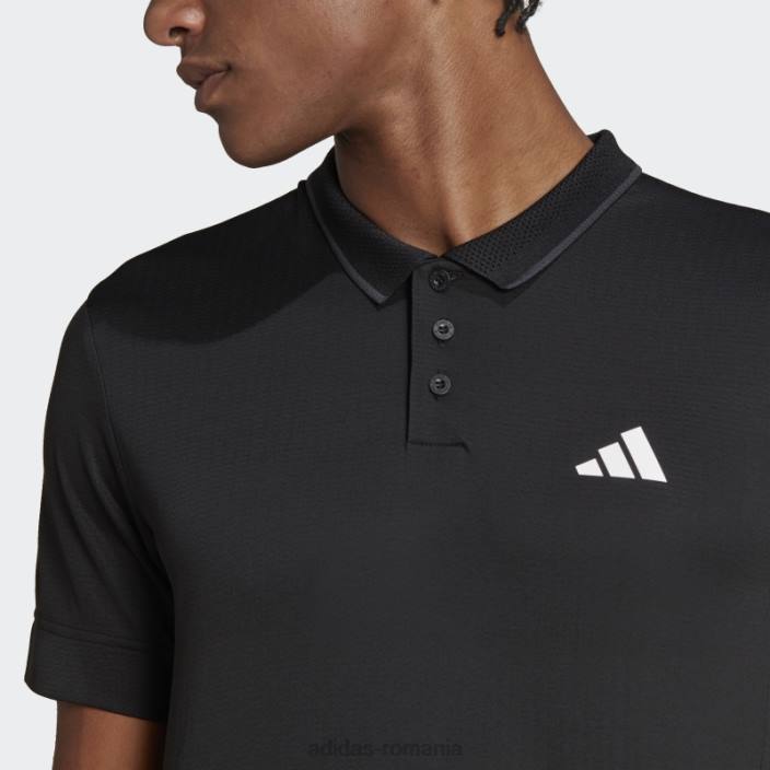 Adidas tricou polo tenis freelift negru bărbați negru 2JBN14354
