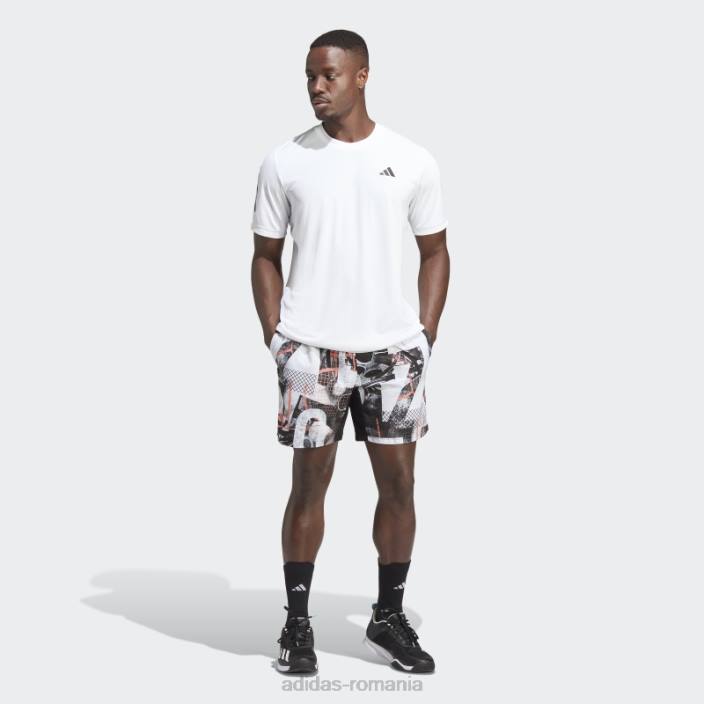 Adidas tricou tenis club 3 dungi alb bărbați alb 2JBN13922