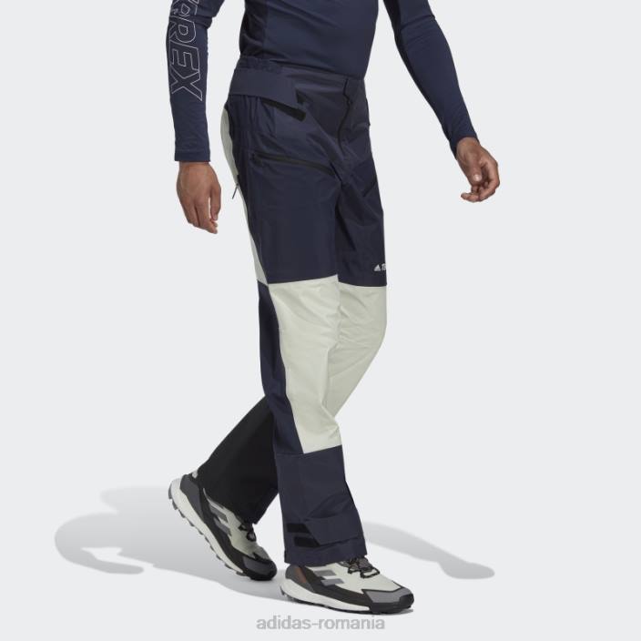 Adidas cerneală terrex skyclimb shield gore schi turing pantaloni de trening hibrid bărbați cerneală/verde 2JBN15088