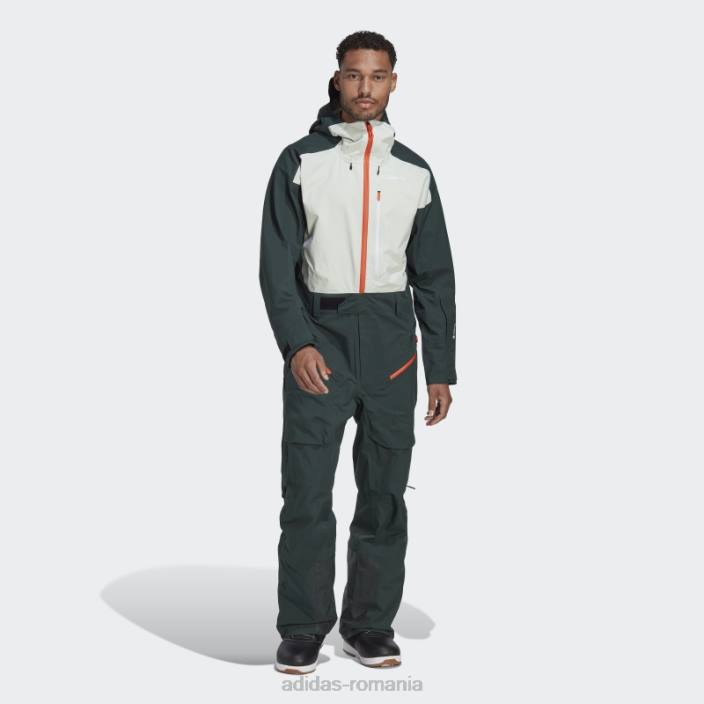 Adidas costum de zapada terrex 3 straturi gore-tex verde adidas bărbați verde 2JBN14916