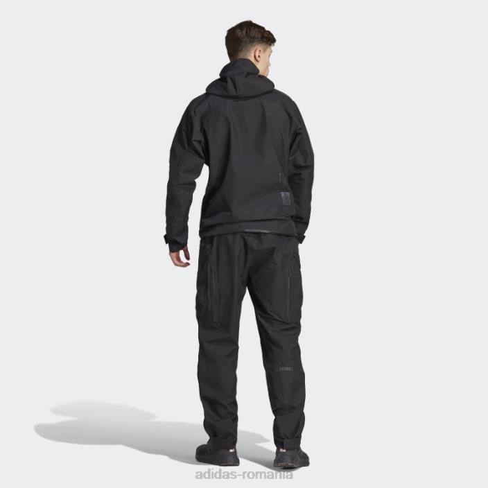 Adidas costum negru xploric gore-tex bărbați negru 2JBN14530