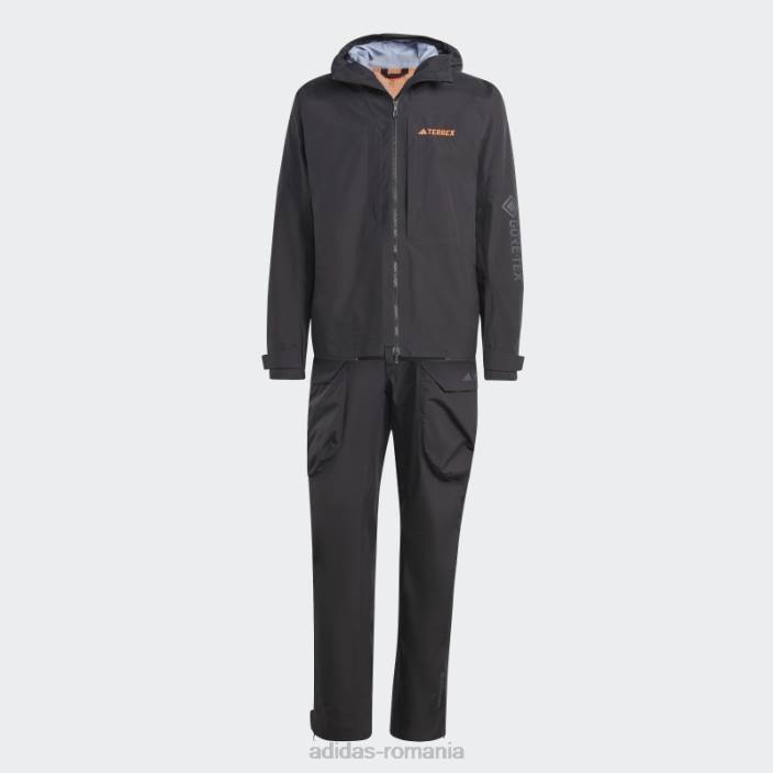 Adidas costum negru xploric gore-tex bărbați negru 2JBN14530