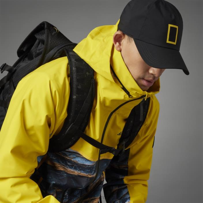 Adidas eqt yellow national geographic rain.rdy jacket bărbați eqt galben 2JBN1192