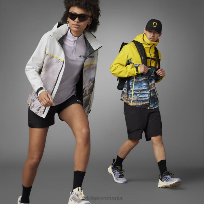 Adidas eqt yellow national geographic rain.rdy jacket bărbați eqt galben 2JBN1192
