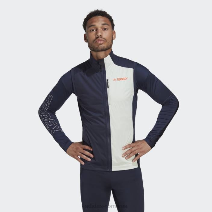 Adidas fashion terrex xperior schi fond vesta soft shell verde bărbați cerneală/verde 2JBN14984