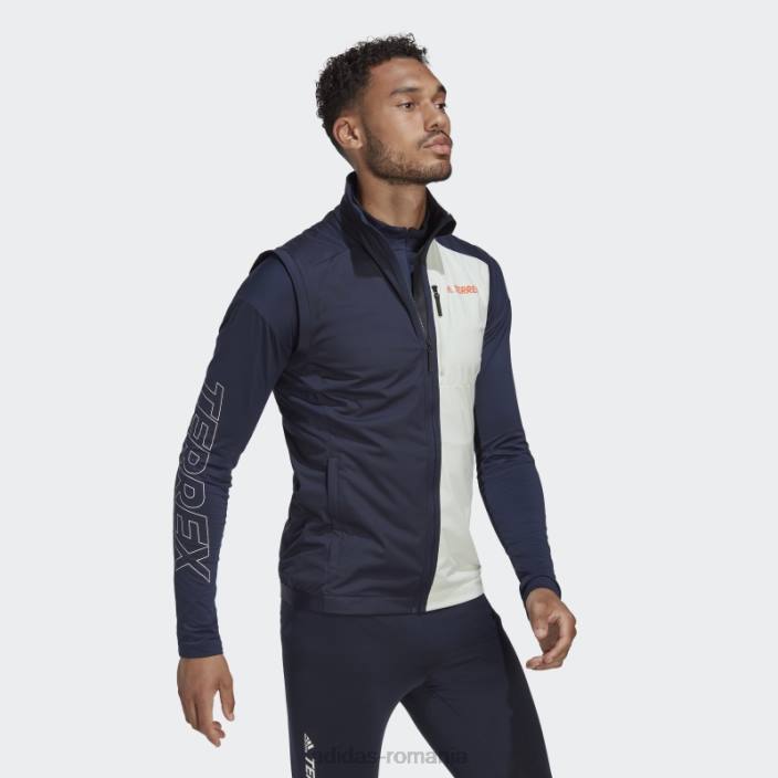 Adidas fashion terrex xperior schi fond vesta soft shell verde bărbați cerneală/verde 2JBN14984