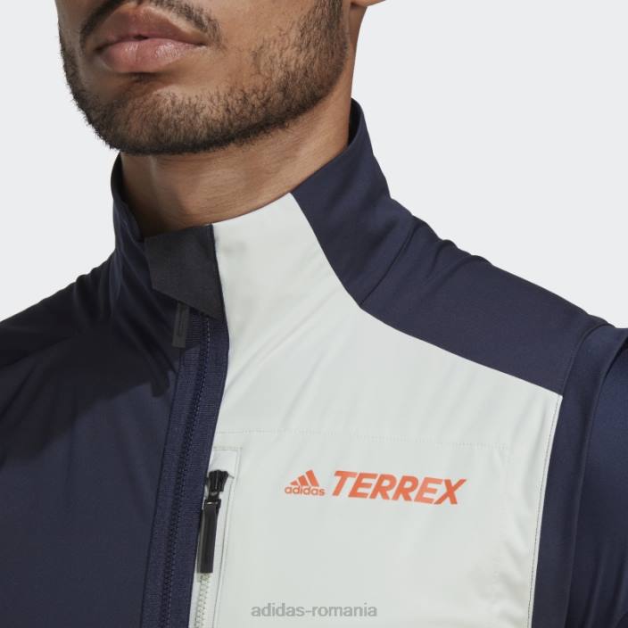 Adidas fashion terrex xperior schi fond vesta soft shell verde bărbați cerneală/verde 2JBN14984