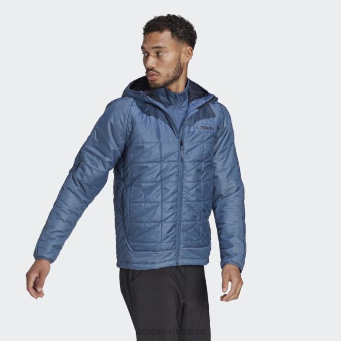 Adidas geacă cu glugă izolată terrex multi din oțel bărbați oţel 2JBN13814