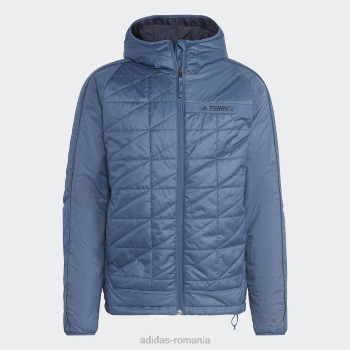 Adidas geacă cu glugă izolată terrex multi din oțel bărbați oţel 2JBN13814