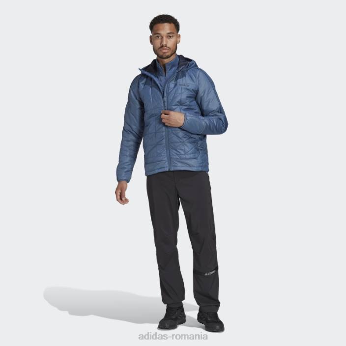 Adidas geacă cu glugă izolată terrex multi din oțel bărbați oţel 2JBN13814
