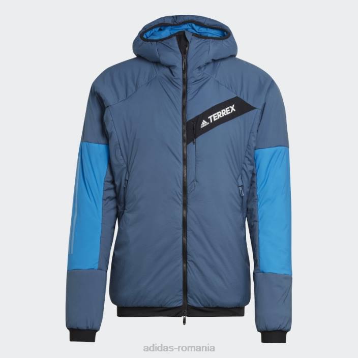 Adidas geacă cu glugă terrex techrock stretch primaloft oțel adidas bărbați oţel 2JBN14958
