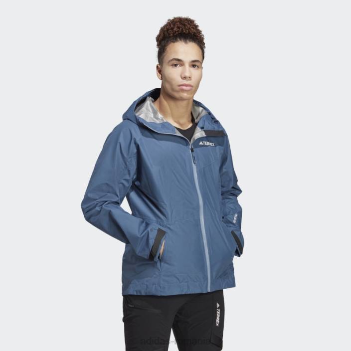Adidas geacă de ploaie terrex xperior gore-tex paclite oțel bărbați oţel 2JBN13585