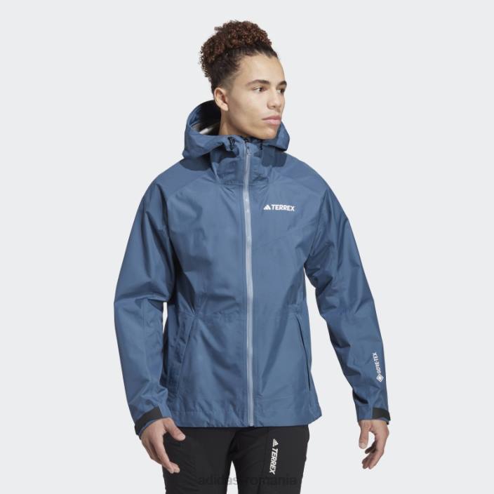 Adidas geacă de ploaie terrex xperior gore-tex paclite oțel bărbați oţel 2JBN13585