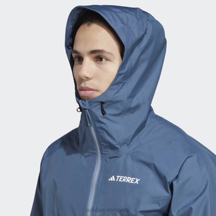 Adidas geacă de ploaie terrex xperior gore-tex paclite oțel bărbați oţel 2JBN13585