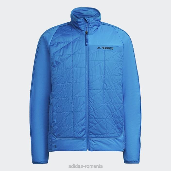 Adidas geacă izolată terrex multi sintetică albastru șoc bărbați albastru șoc 2JBN15062