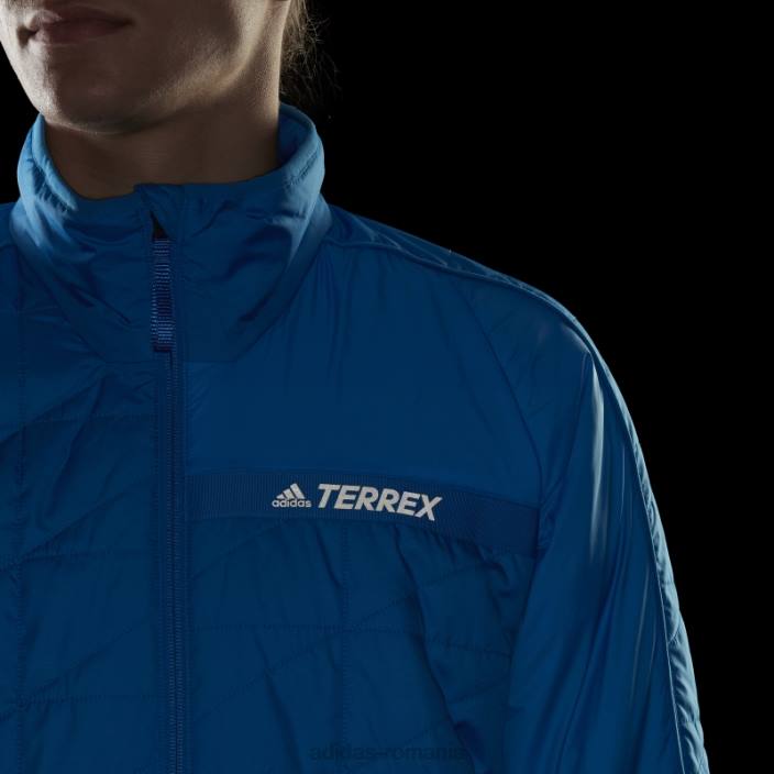 Adidas geacă izolată terrex multi sintetică albastru șoc bărbați albastru șoc 2JBN15062