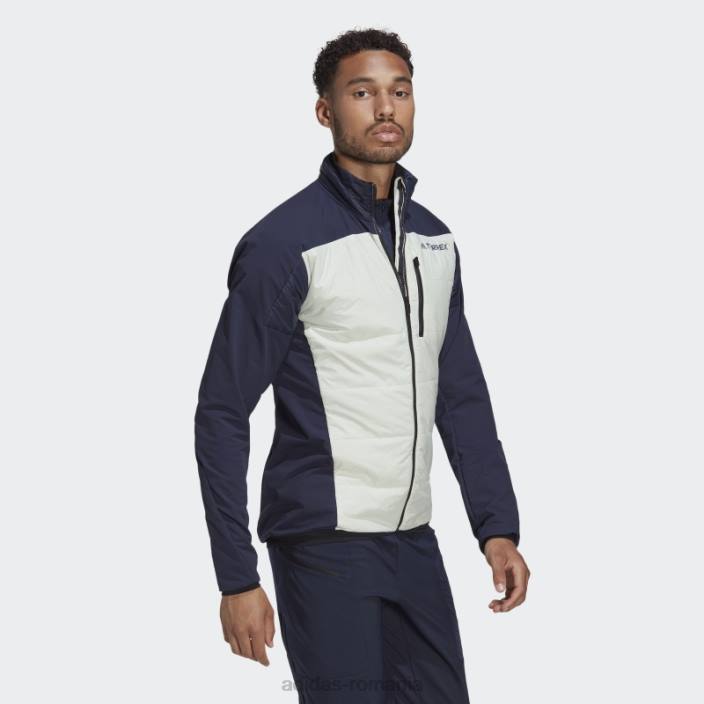 Adidas geacă izolatoare terrex primaloft hibrid verde bărbați cerneală/verde 2JBN13533