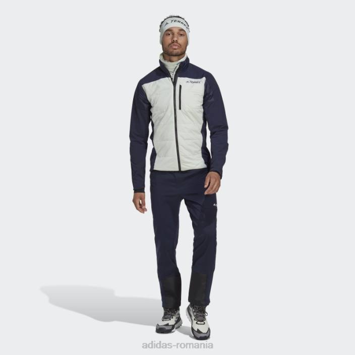 Adidas geacă izolatoare terrex primaloft hibrid verde bărbați cerneală/verde 2JBN13533