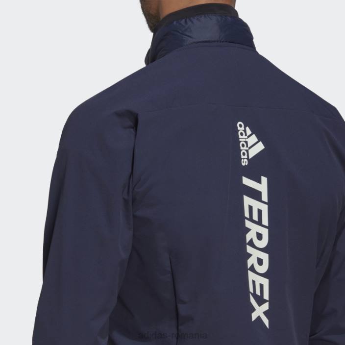 Adidas geacă izolatoare terrex primaloft hibrid verde bărbați cerneală/verde 2JBN13533
