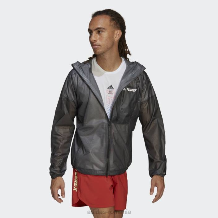 Adidas geaca de ploaie neagra terrex agravic 2.5 straturi adidas bărbați negru 2JBN13809