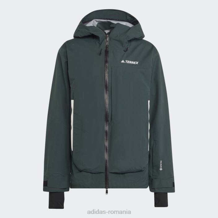 Adidas geaca de zapada terrex myshelter 3 straturi gore tex verde bărbați verde 2JBN14929