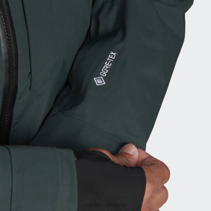 Adidas geaca de zapada terrex myshelter 3 straturi gore tex verde bărbați verde 2JBN14929